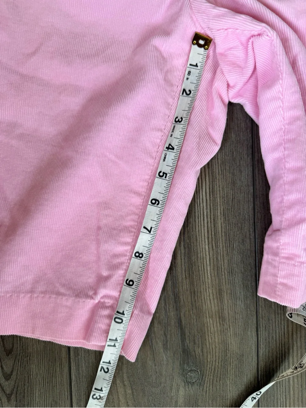 Ralph Lauren Men’s Light Pink Flat-Front Corduroy Shorts